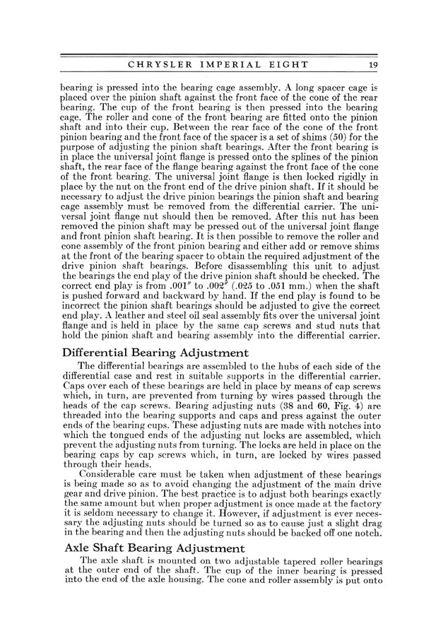 1930 Chrysler Imperial 8 Owners Manual Page 68